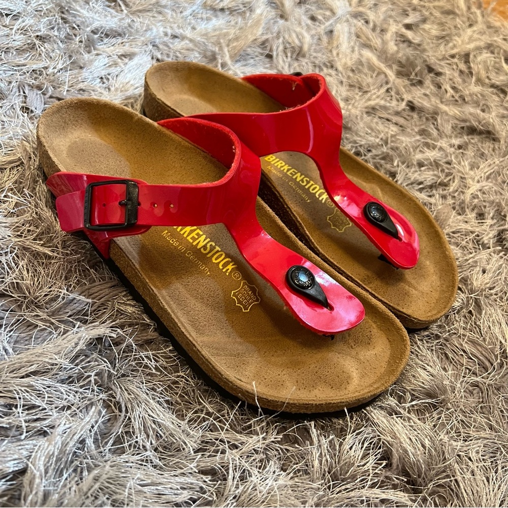 Birkenstock Cherry Red Sandals